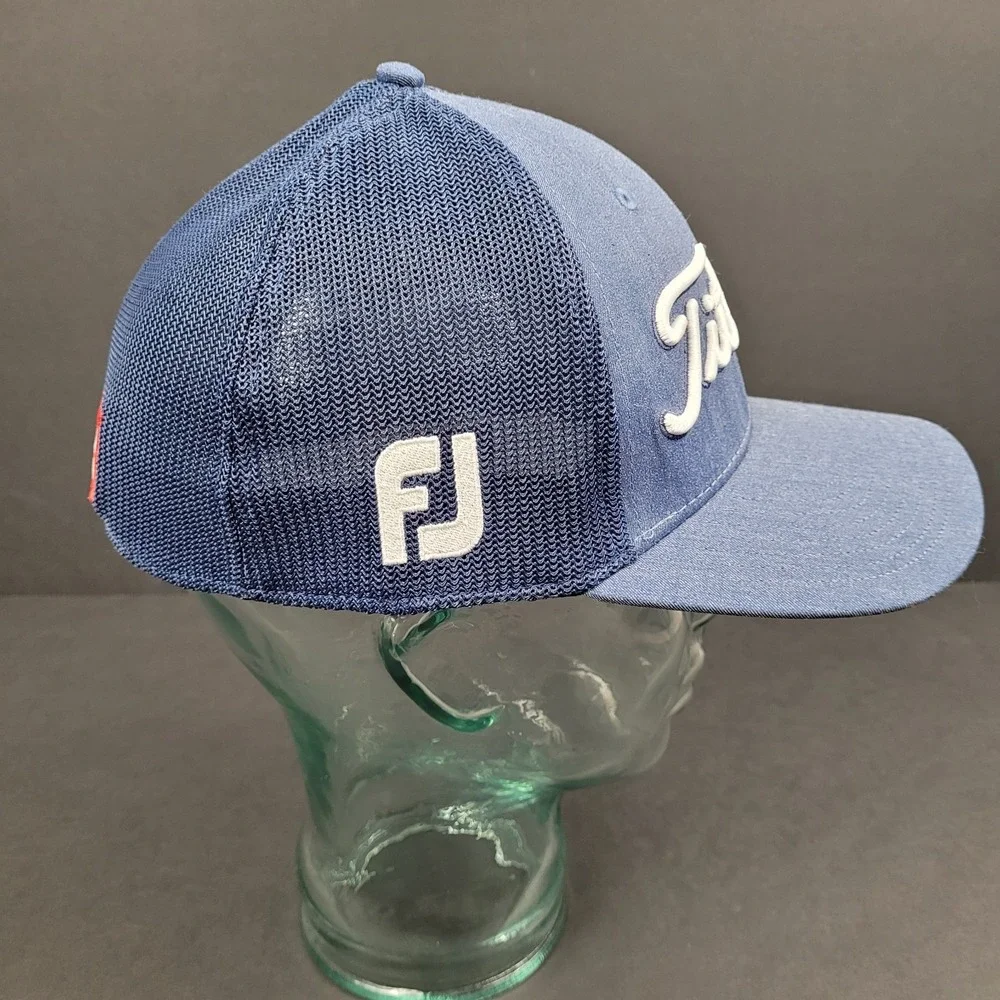 Titleist ProV1 Foot Joy Collaboration Mesh Golf Hat Size Medium/Large Fitted